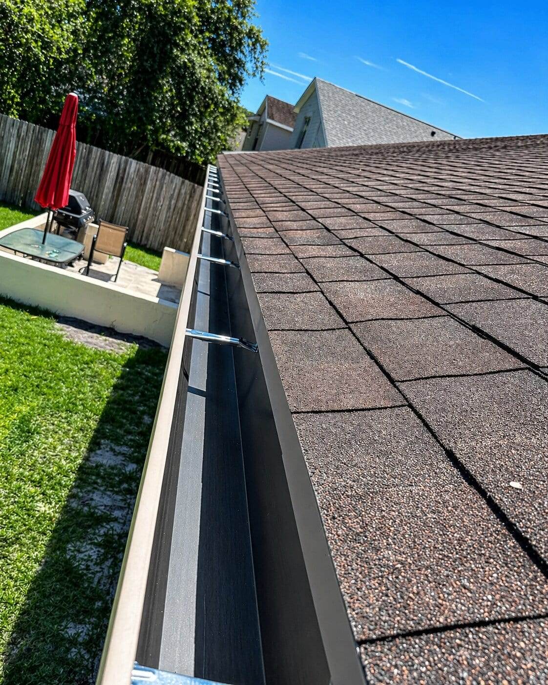Same-Day Install. Gutters C2U on-site fabrication step 3